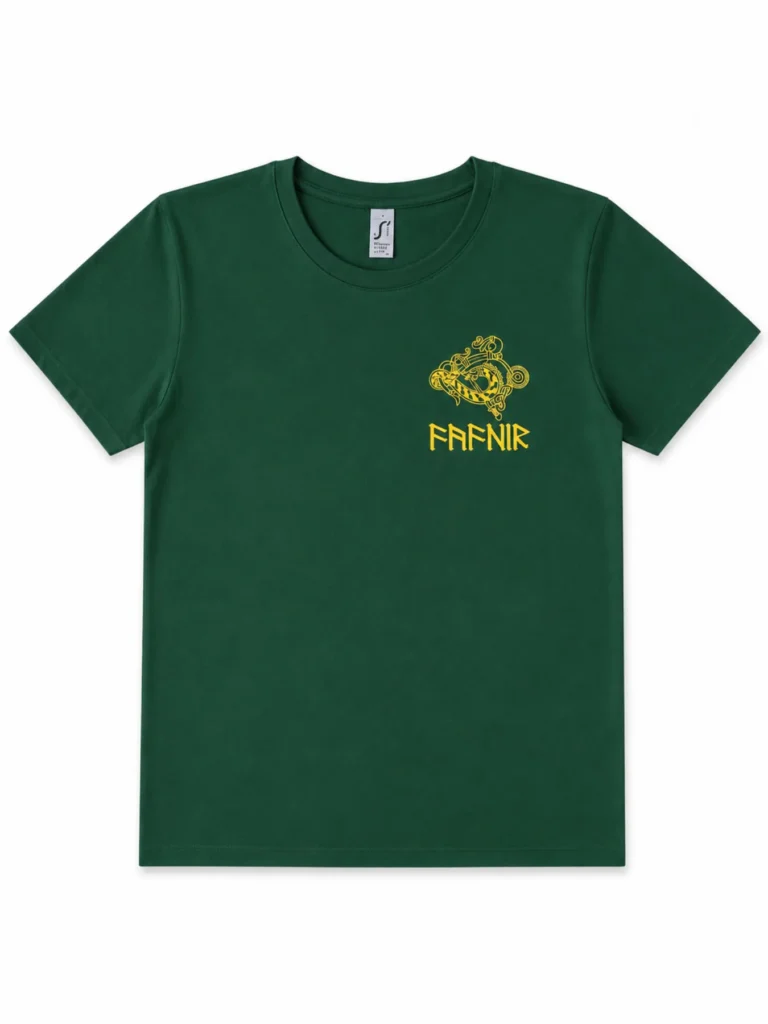 Fafnir férfi póló Zöld- napsárga M-XXXL